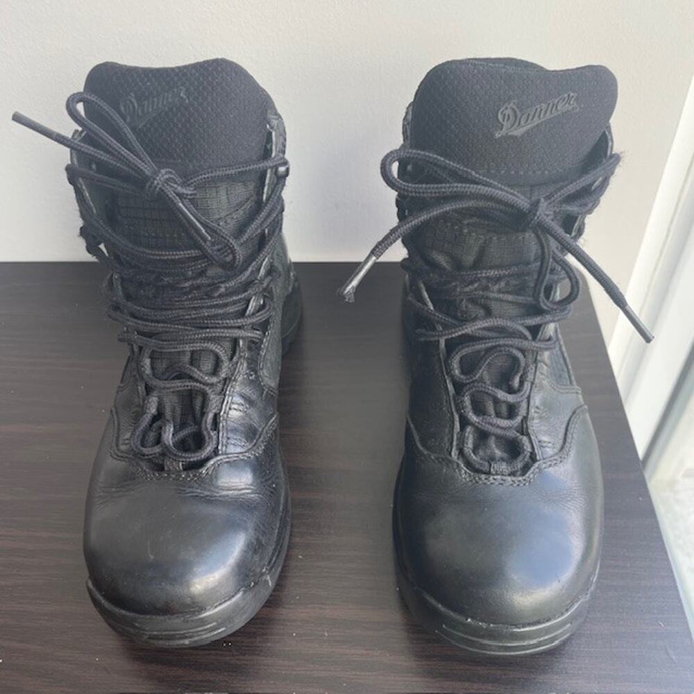 Danner Black Leather Ankle Boots